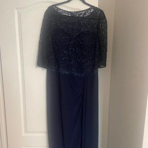 Plus size evening gown